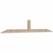 Ekena Millwork Portland Smooth Timber Gable Bracket, Douglas Fir, 84"W x 14"H x 1 1/2"D x 3 1/2"F, 4/12 Pitch GBW084X14X0204POR00SDF - alternate 5